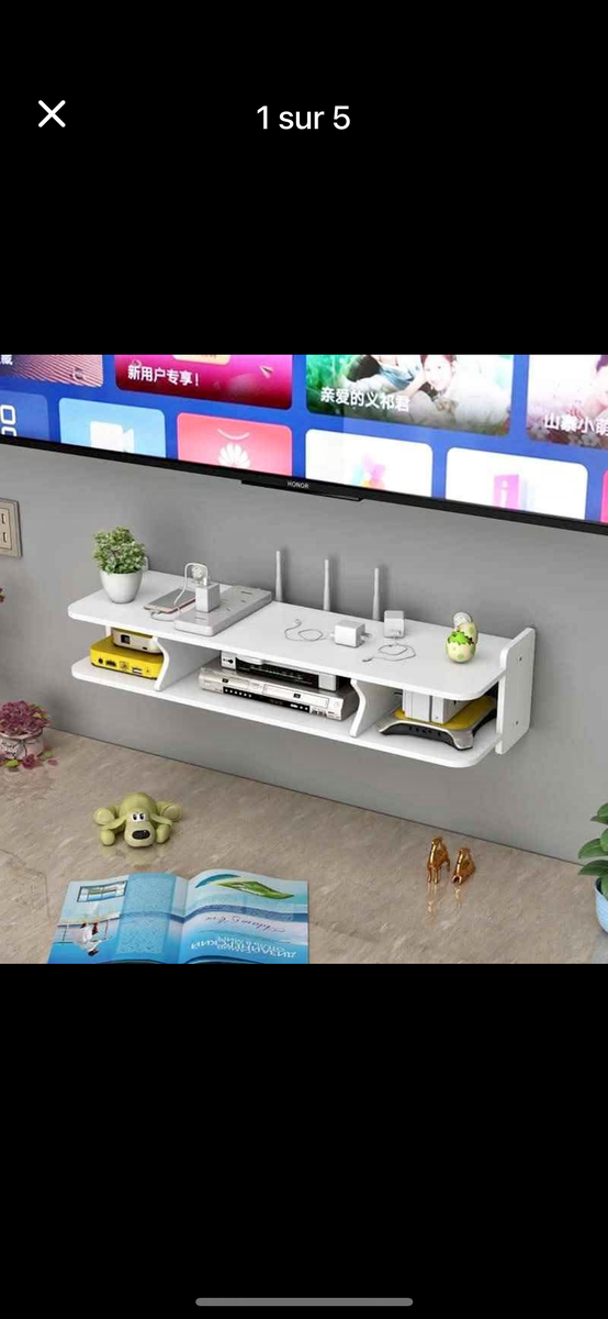 Étagère murale multifonction