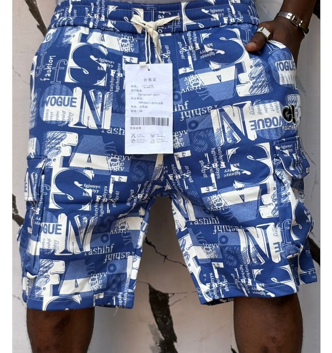 Shorts homme imprimés tendance