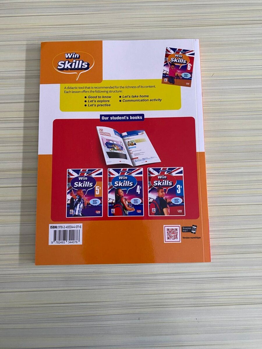 Livre d'anglais Win Skills 6e
