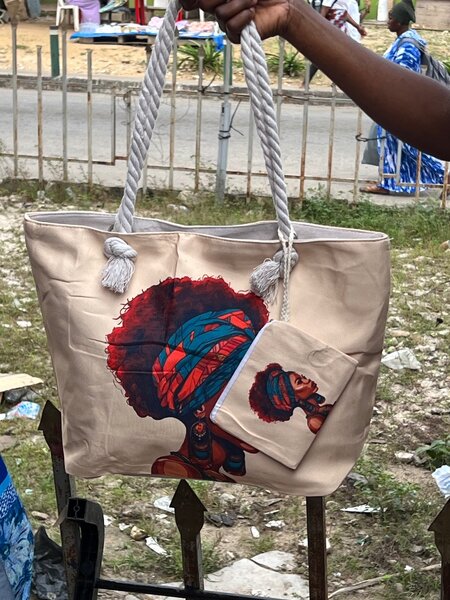 Sac cabas imprimé floral