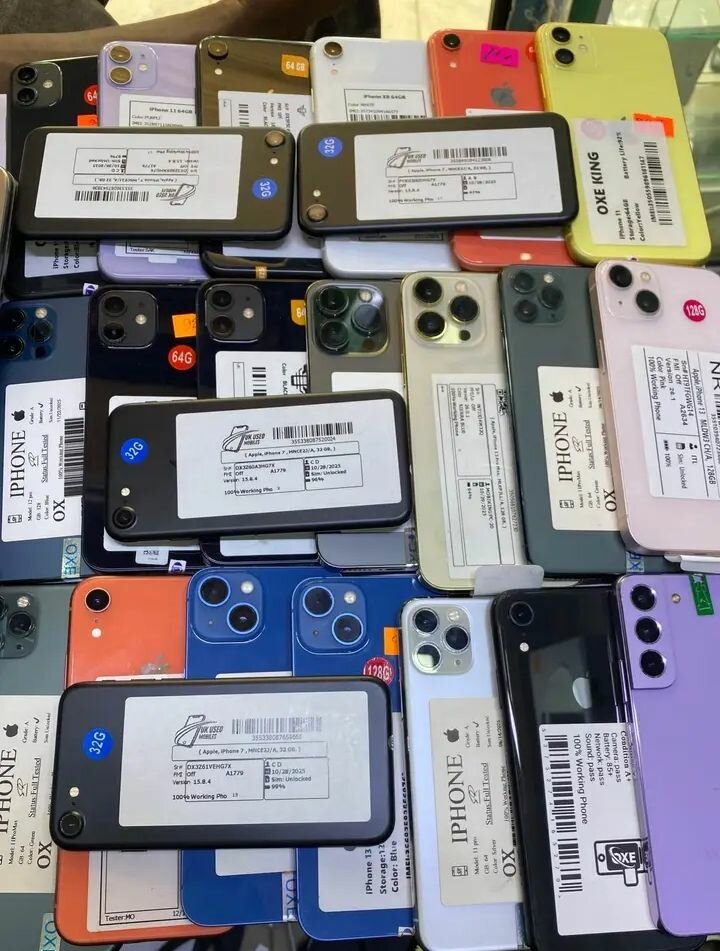 Smartphones Samsung et iPhone