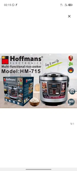 Cuiseur à Riz Hoffmans 6L
