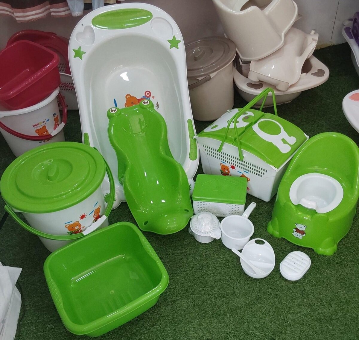 Baignoire avec accessoires