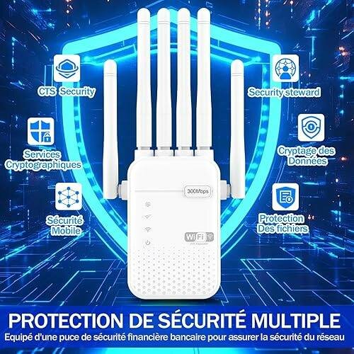 Répéteur WiFi 300Mbps Puissant