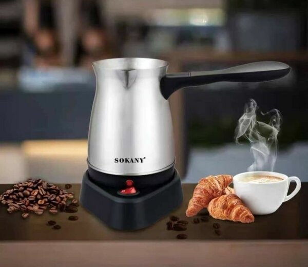 Sokany Cafetière Électrique Inox