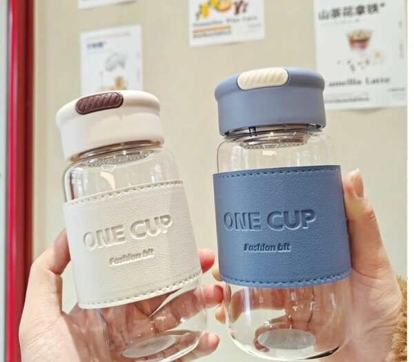 Tea separation / glass potable cap