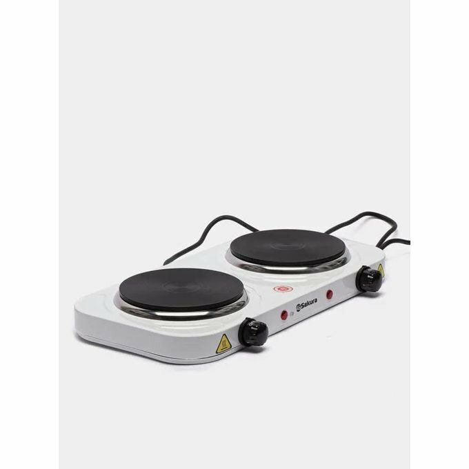 Plaque électrique de cuisson à deux feux