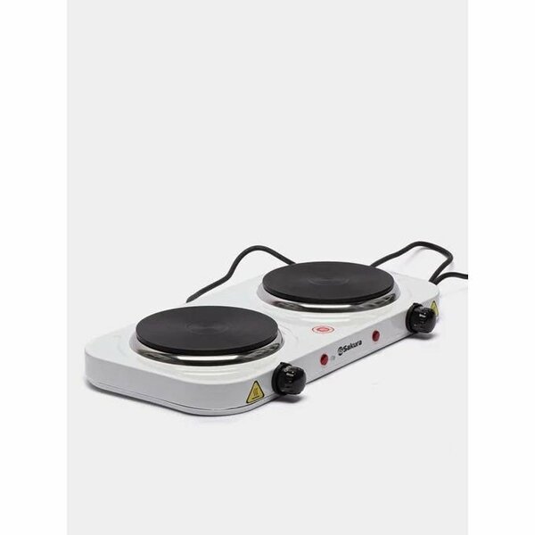 Plaque électrique de cuisson à deux feux