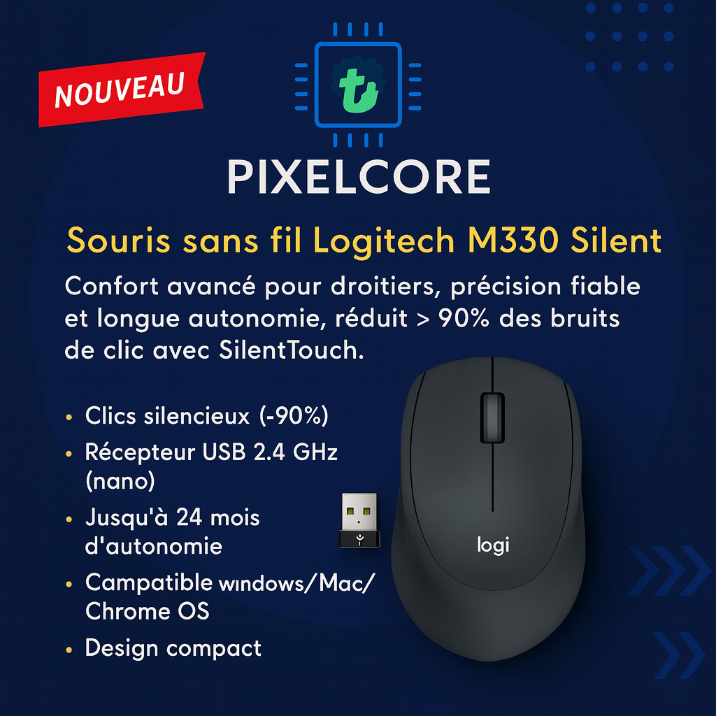 Souris sans fil Logitech M330