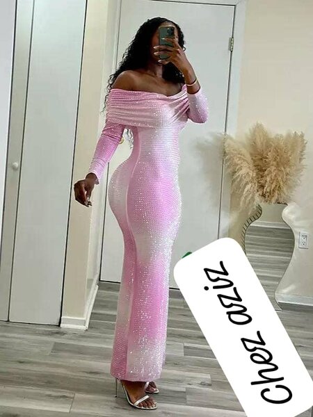 Robe Élegante Longue Femme