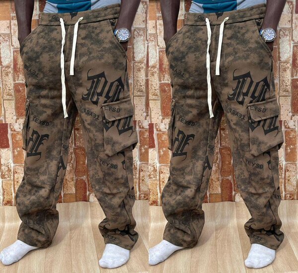 Pantalon cargo décontracté homme