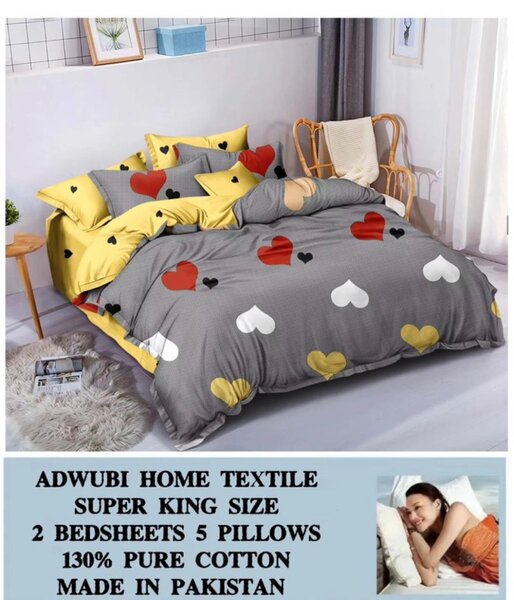 5 pillow cases 2 bedsheets