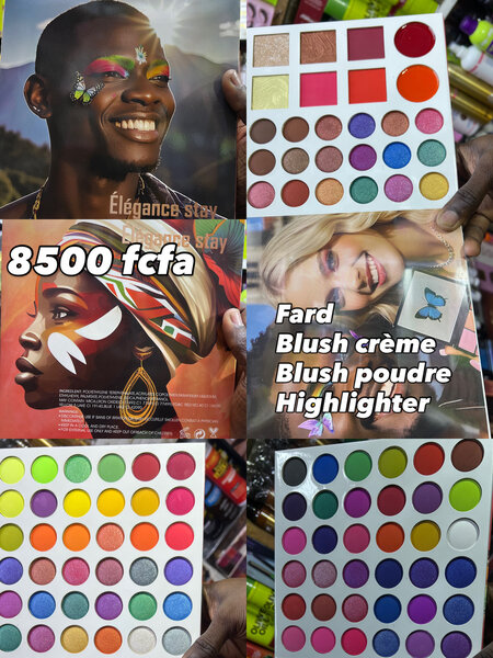 Vibrant Makeup Palette Set