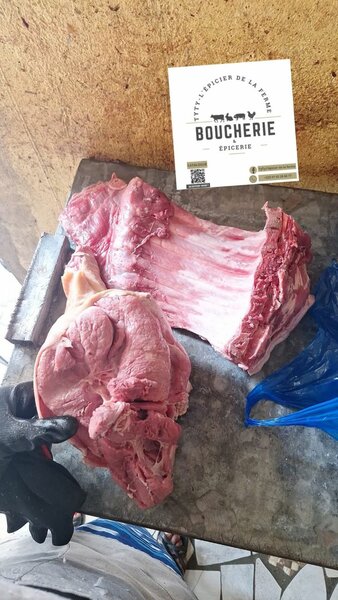 Porc 2kg melange de parties