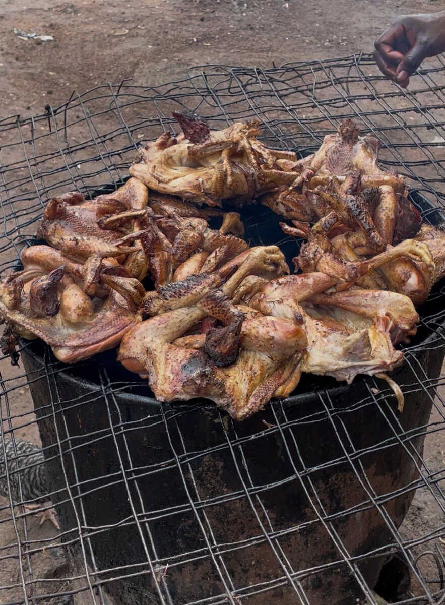 Pintade de brousse fumée