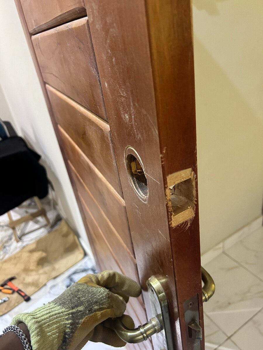 Smart lock installation