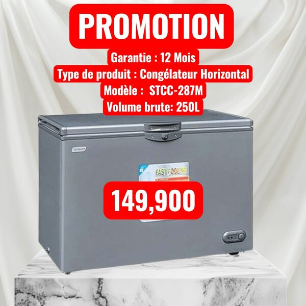Congélateur horizontal 250L