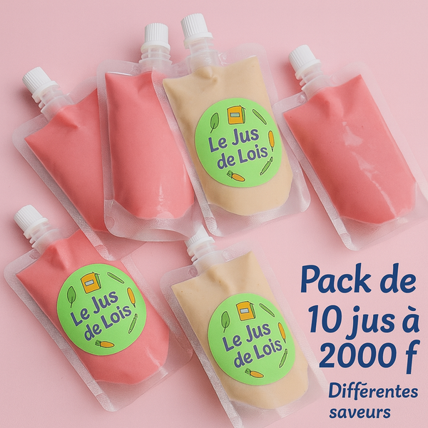 Pack de 10 Jus pour École