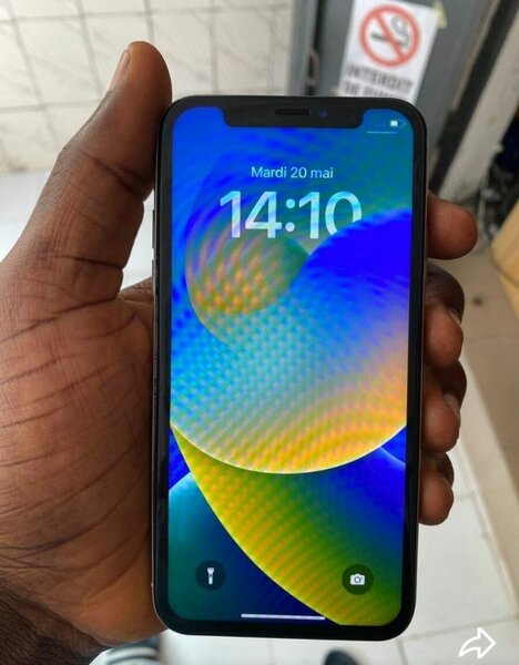 iPhone X 64Go Argent Débloqué