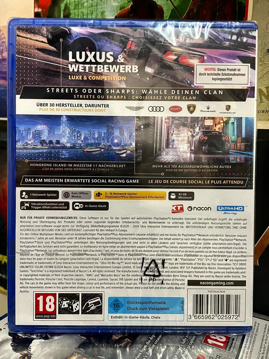 Cd ps5 Test Drive Unlimited