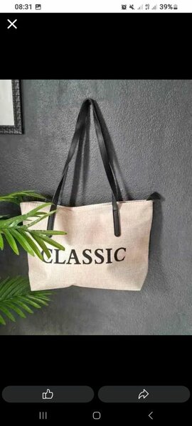 Sac fourre-tout réutilisable élégant pour femme