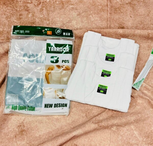 100% 3 in 1 cotton singlet