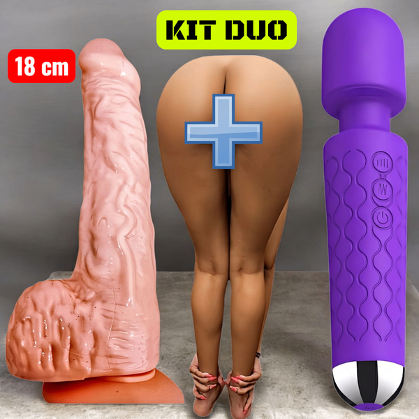 Kit Relax Vibro et Gode 18cm