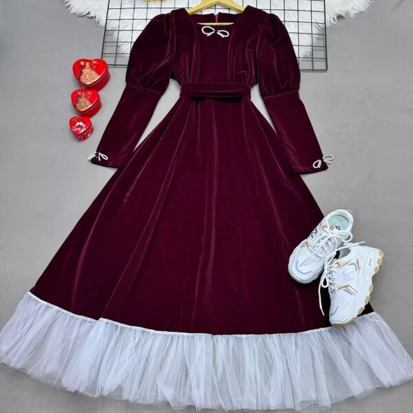 Dealer & wholsaler   *Valencia valvet frock*