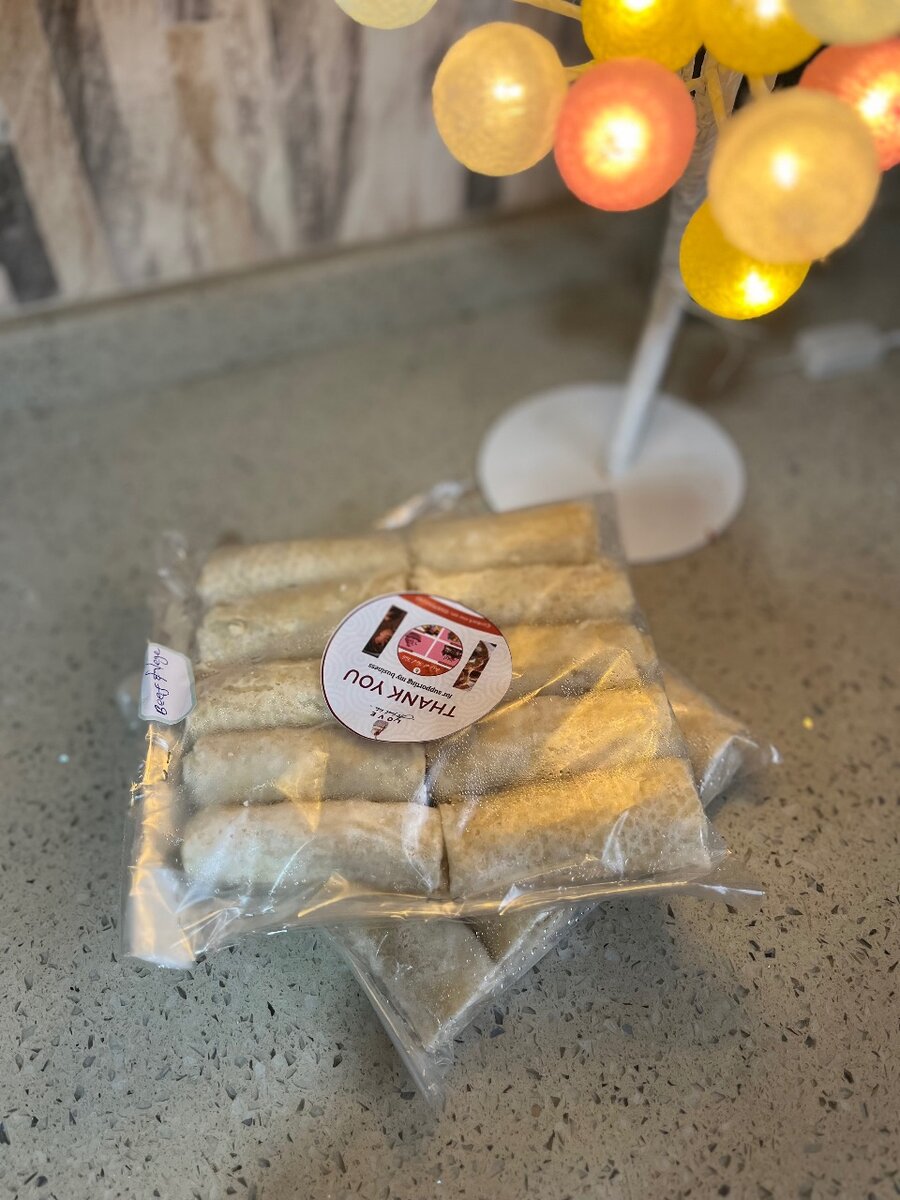 Frozen springrolls and samosa