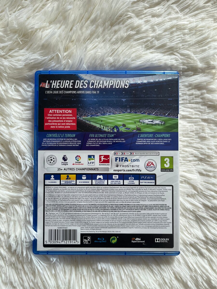 Jeu PS4 FIFA 19