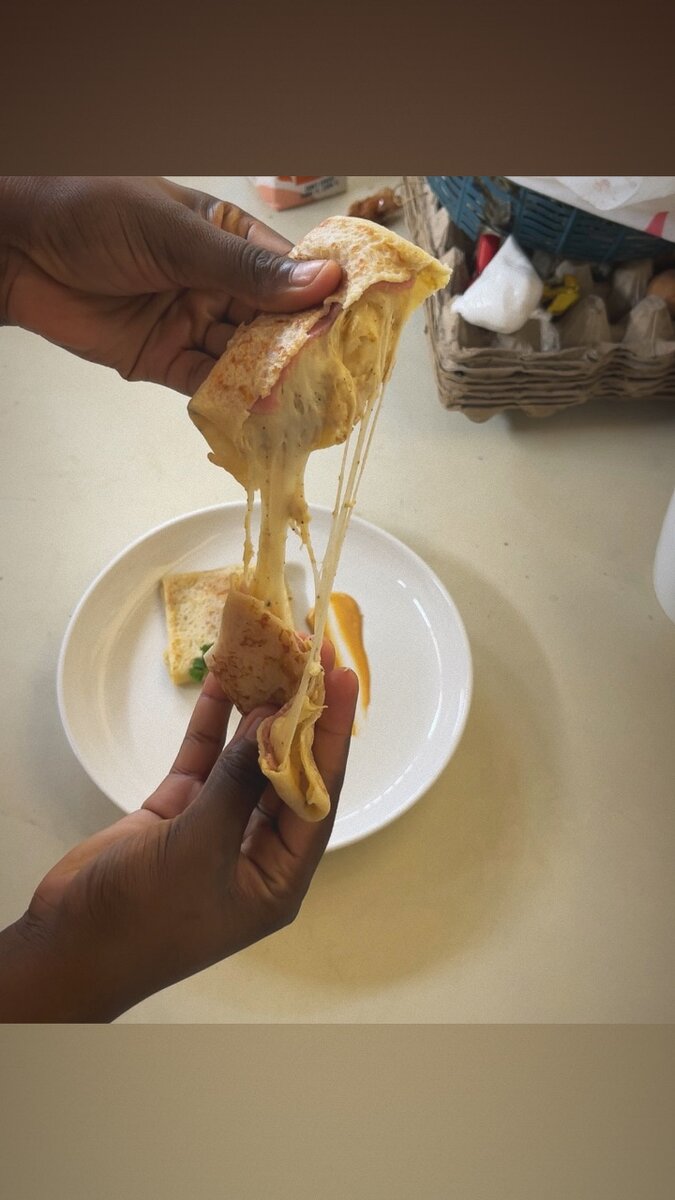 Crêpes jambon au fromage