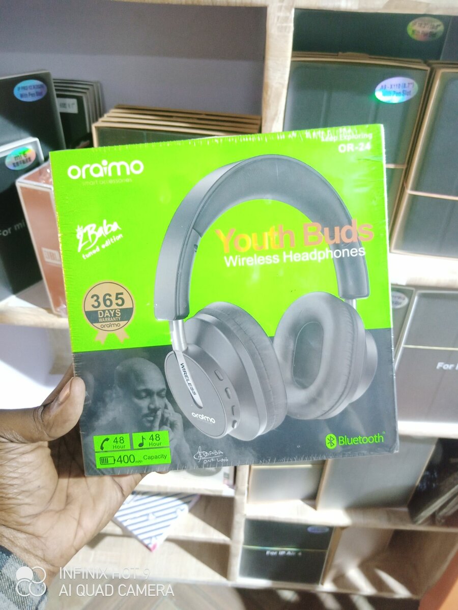 Oraimo Strong Wireless Bluetooth Headphones