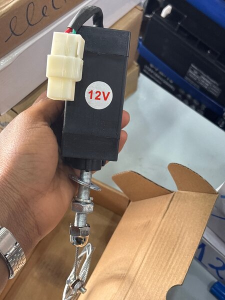 Relais d'arrêt de moteur 12V