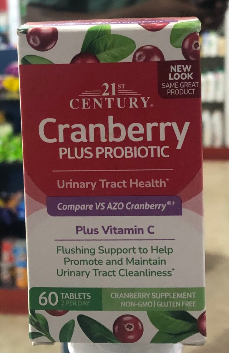 CRANBERRY + PROBIOTIC 60,s 21st CENTURY