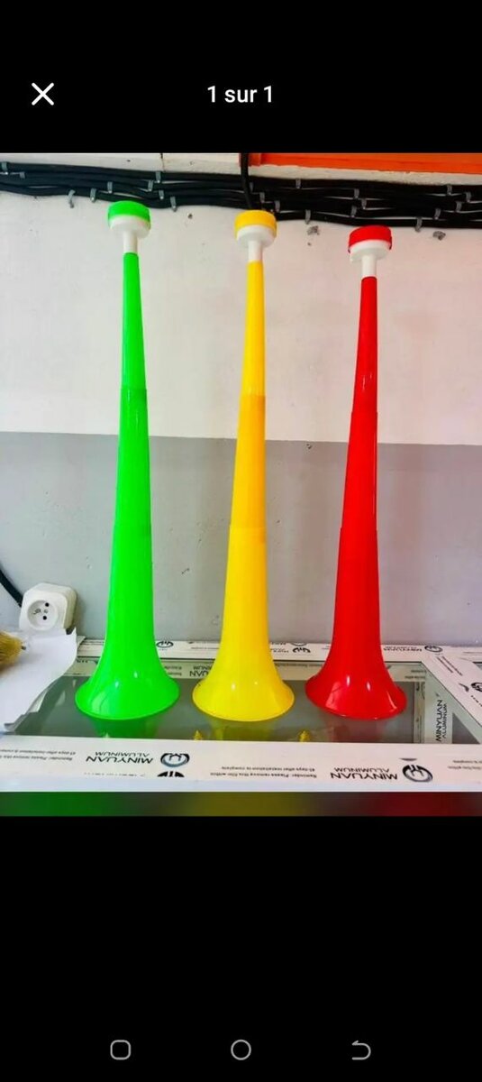 Vuvuzela colorée