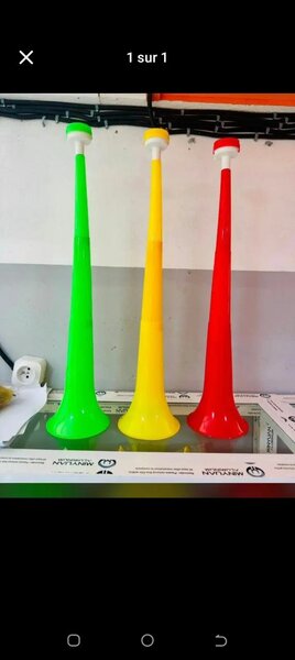 Vuvuzela colorée