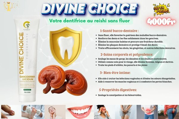 Dentifrice Divine Choice Reishi