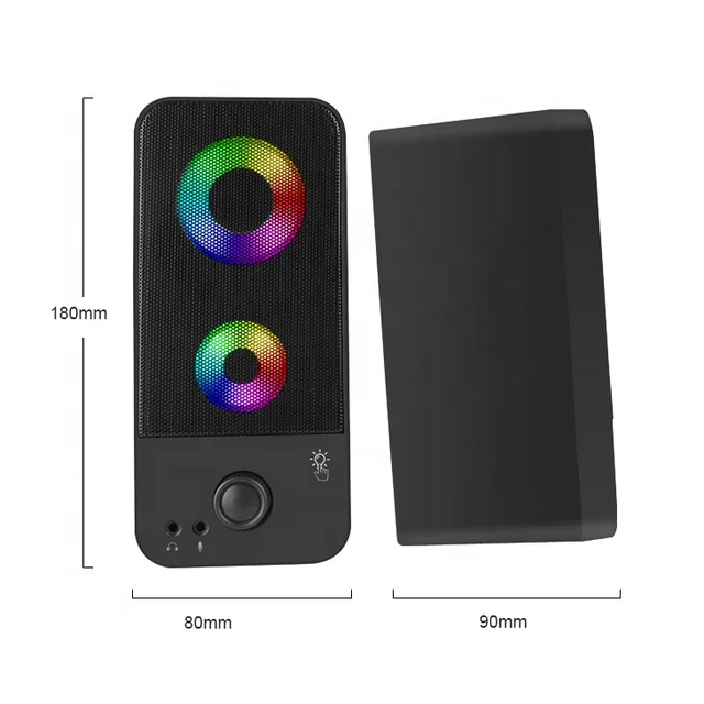 X9 Gaming Professional Power USB 2.0 Speakers with RGB Color