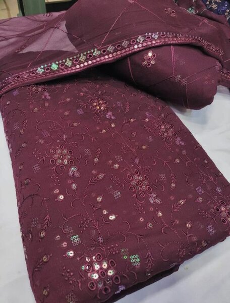 Chiffon 3 pc suit