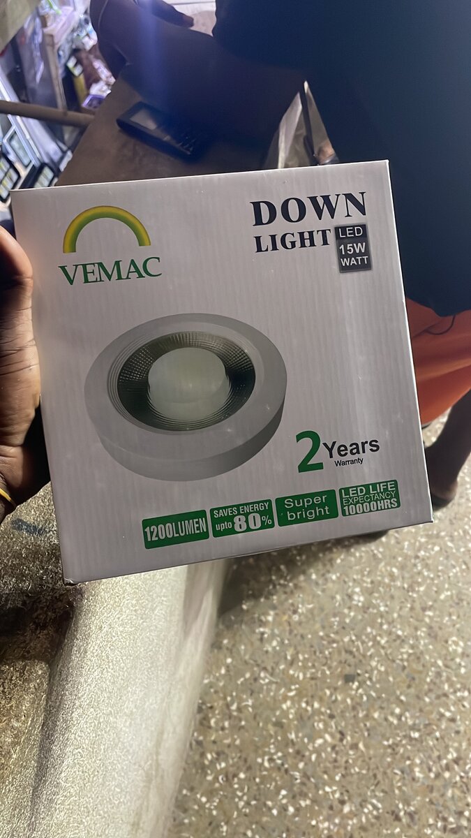 LED light of three colors and 15 watts