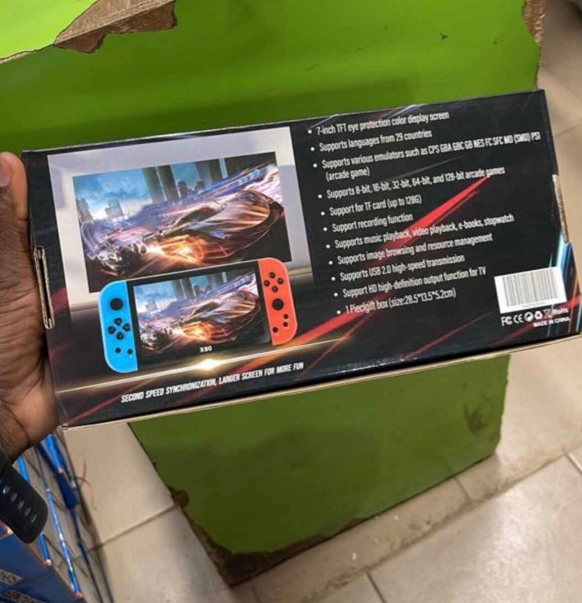 Console de jeu portable 7 pouces