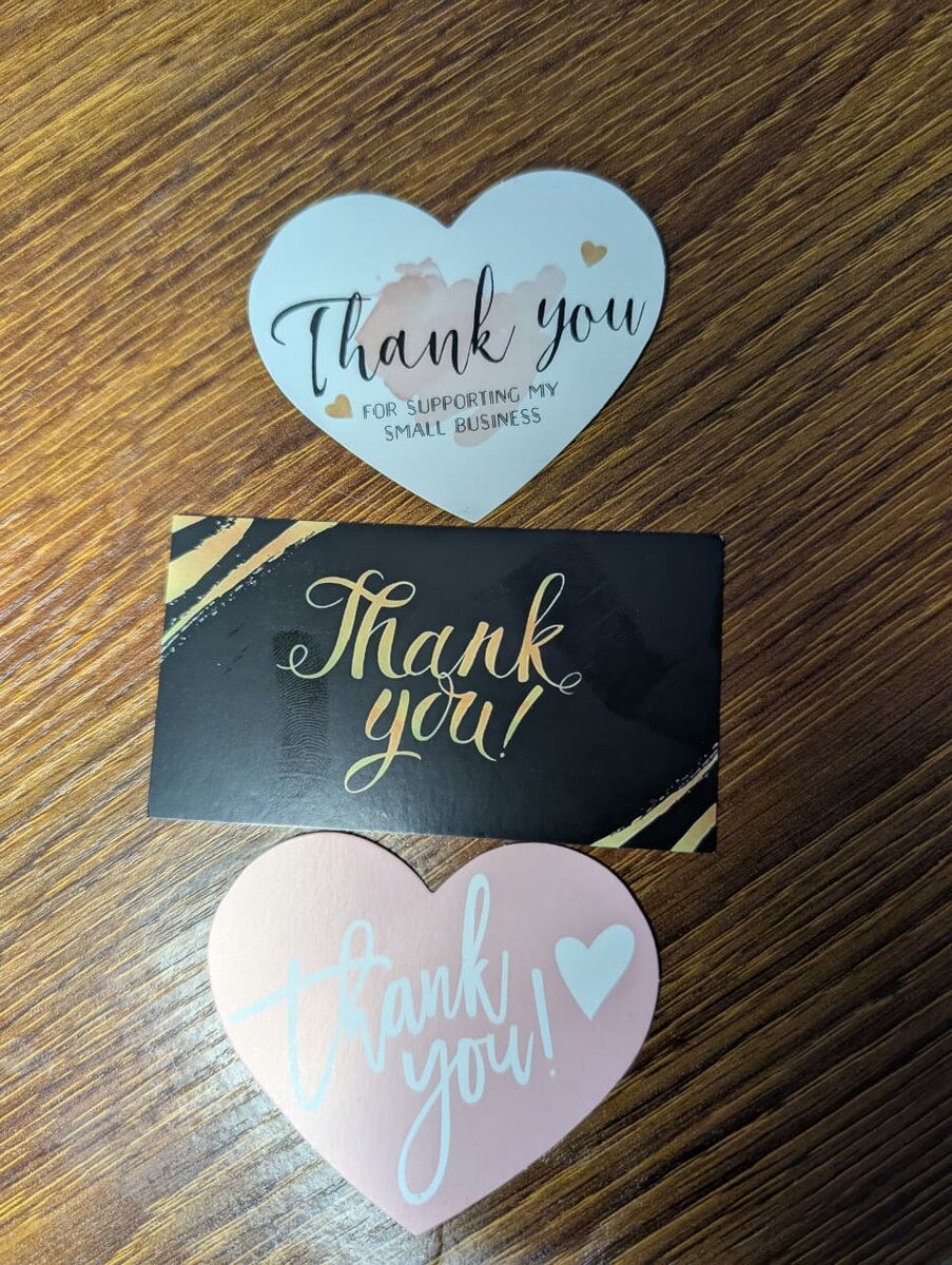 Cartes de remerciement