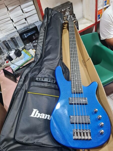 Guitare basse Ibanez 5+ housse