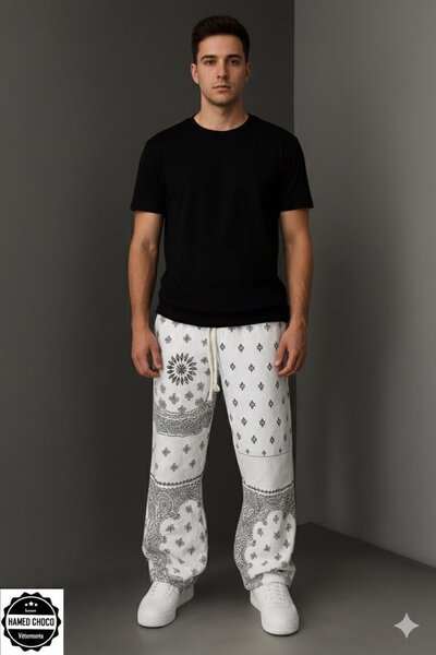 Pantalon jogger imprimé homme