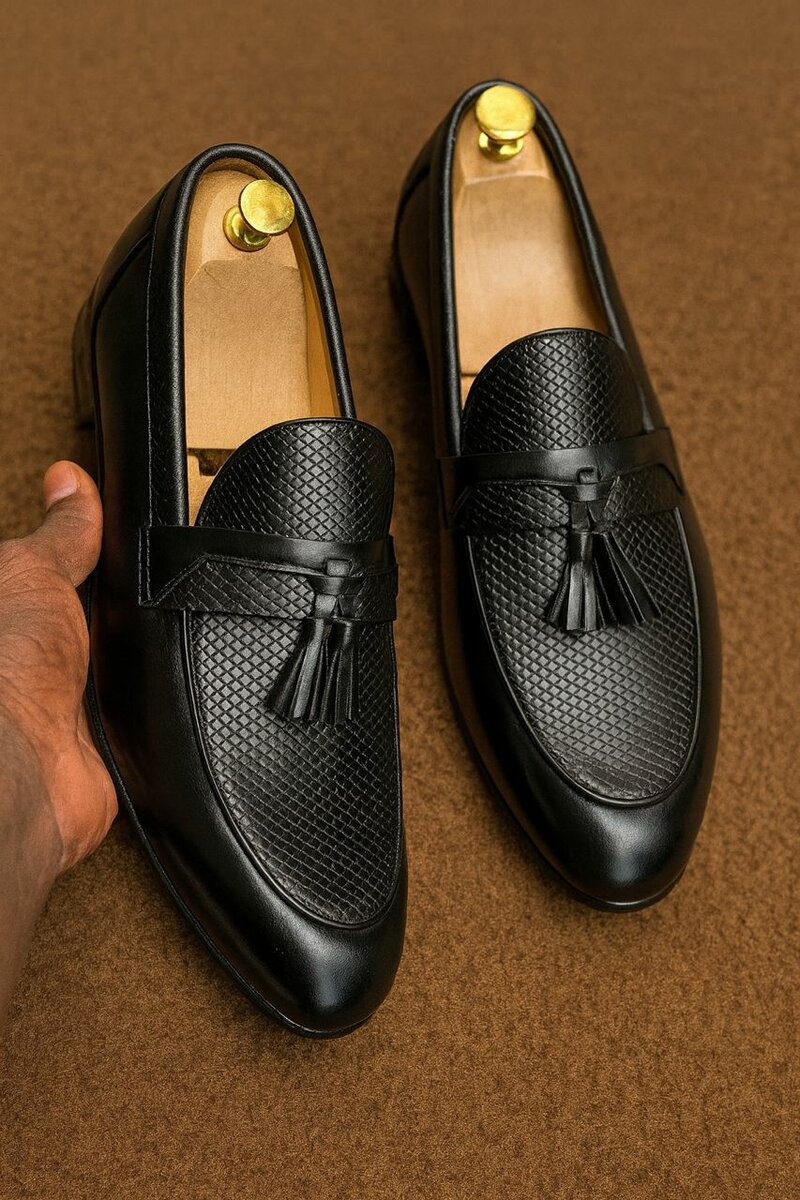 Mocassins homme en cuir luxueux