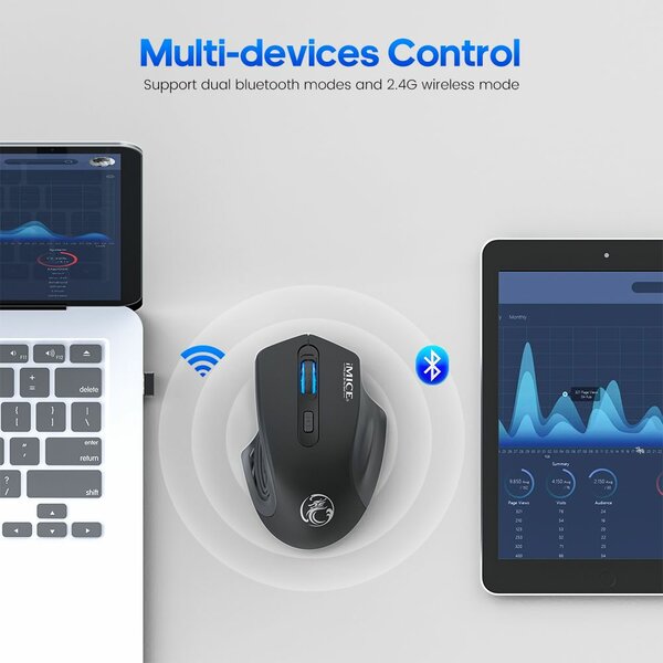 Souris sans fil ergonomique Bluetooth