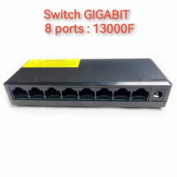 Switch gigabit 8 ports
