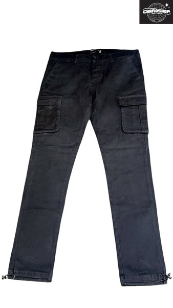 Pantalon Cargo Noir Homme