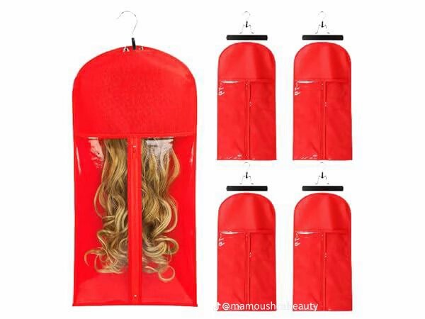 Sac de rangement pour perruques