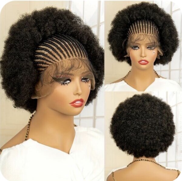 Full Lace Afro Conrow Rasta